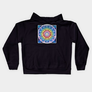 Tie Dye Meditation Mandala spiritual boho hippie phish dead head garcia weir Kids Hoodie